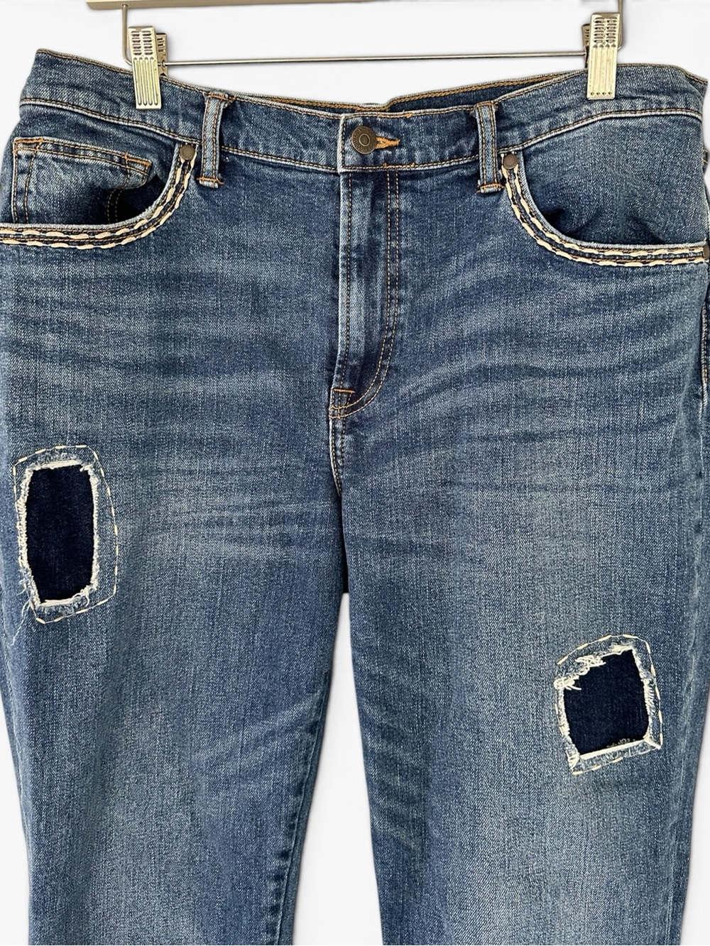 Johnny Was • Heron Embroidered Cropped Baby Boot Jeans - Picture 12 of 14